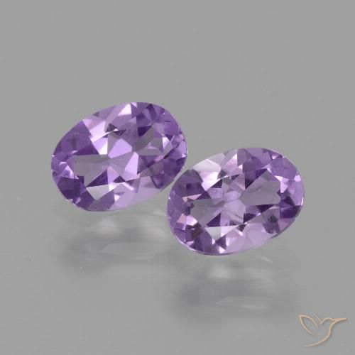 1.38ctw Natural Violeta oscuro Amatista, Ovalada, VVS-VS