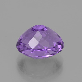 Amatista violeta natural de 5,18 ct, corte óvalo, VS