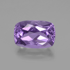 Amatista Violeta natural de 3.97 ct, Corte Cojín, VS