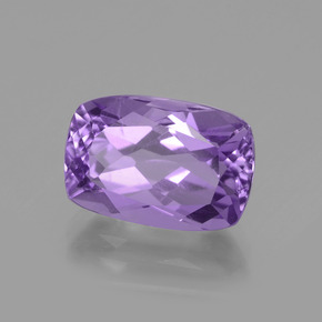 Amatista Violeta natural de 3.97 ct, Corte Cojín, VS