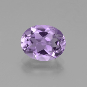 Amatista violeta natural de 2,58 ct, corte óvalo, VVS-VS