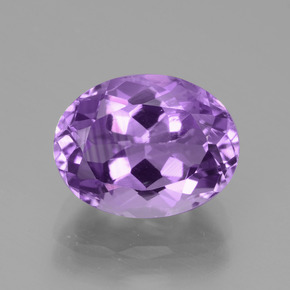 Amatista violeta rosado natural de 3,75 ct, corte óvalo, VS-SI