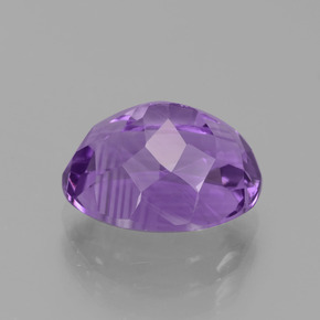 Amatista violeta rosado natural de 3,75 ct, corte óvalo, VS-SI