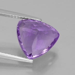 Amatista Violeta natural de 4.70 ct, Trillón, VS