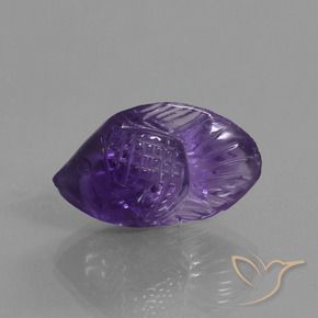 Amatista Violeta oscuro natural de 10.52 ct, Elegante, Transparente
