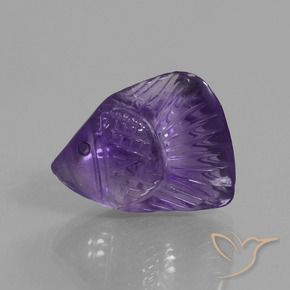 Amatista Violeta medio natural de 11.97 ct, Elegante, Transparente