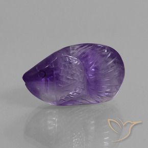 Amatista Violeta medio natural de 13.40 ct, Elegante, Transparente