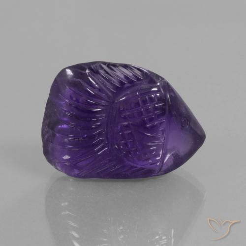 Amatista Violeta oscuro natural de 22.17 ct, Elegante, Transparente