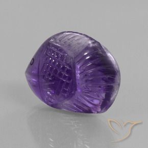 Amatista Violeta oscuro natural de 16.45 ct, Elegante, Transparente