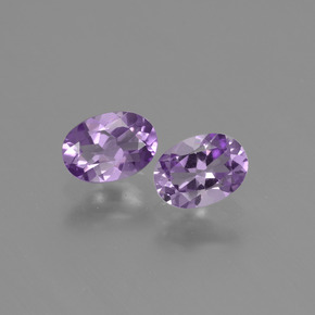Gemas de amatista violeta natural de 1,38 ct, corte óvalo, VVS