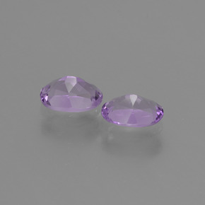 Gemas de amatista violeta natural de 1,38 ct, corte óvalo, VVS