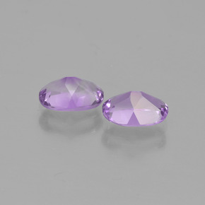 Gemas de amatista violeta rosado natural de 1,37 ct, corte óvalo, VS