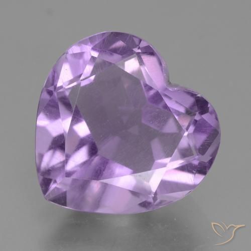 2.81ct Natural Violeta medio Amatista, Corazón, VS