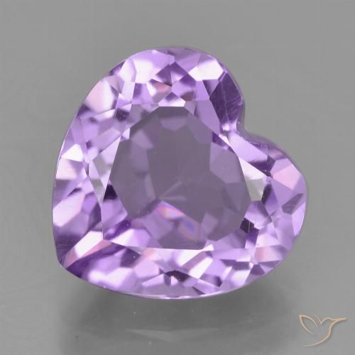 3.05ct Natural Violeta rosado Amatista, Corazón, VVS-VS