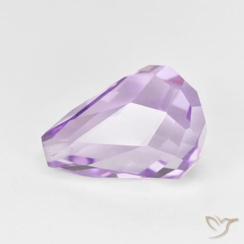 7.36ct Natural Violeta iris Amatista, Corte Briolette, VS