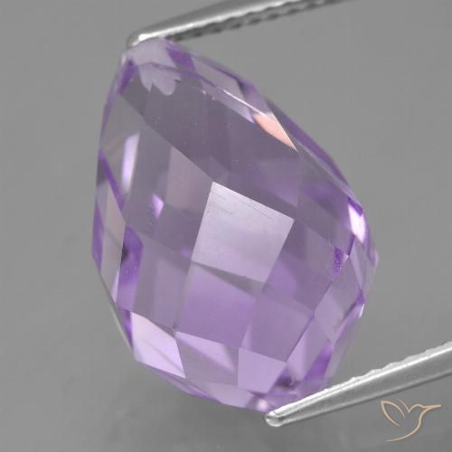 12.70ct Natural Violeta medio Amatista, Corte Briolette, VS