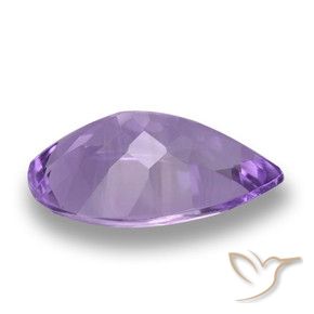 Amatista Tono violeta intenso natural de 3.87 ct, En forma de pera, VVS