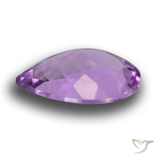 Amatista Violeta rosado natural de 4.67 ct, En forma de pera, VVS