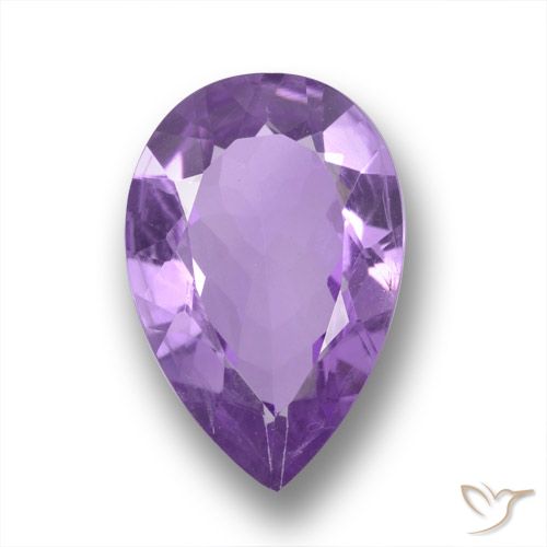 4.20ct Natural Violeta púrpura Amatista, En forma de pera, VS