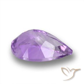 Amatista Violeta púrpura natural de 5.30 ct, En forma de pera, VS
