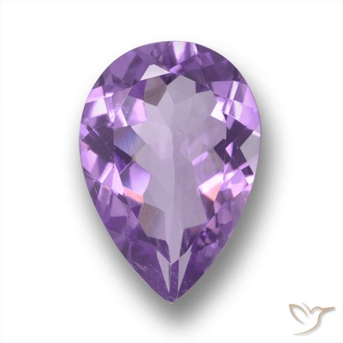 4.62ct Natural Violeta púrpura Amatista, En forma de pera, VS