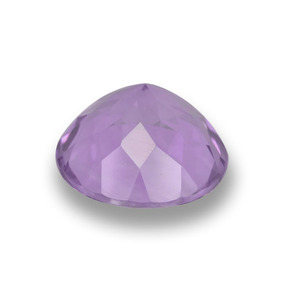 Amatista Violeta medio natural de 4.00 ct, Corte Redondo, VVS