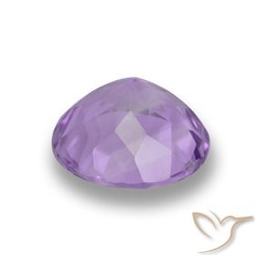 Amatista Violeta medio natural de 3.93 ct, Redondo, VVS-VS