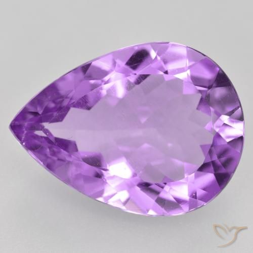 7.71ct Natural Violeta rosado Amatista, En forma de pera, VVS-VS