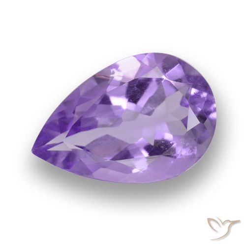 4.43ct Natural Violeta medio Amatista, En forma de pera, VS