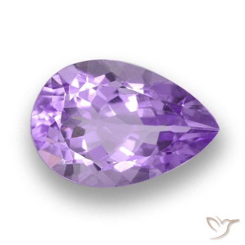 6.29ct Natural Violeta medio Amatista, En forma de pera, VVS