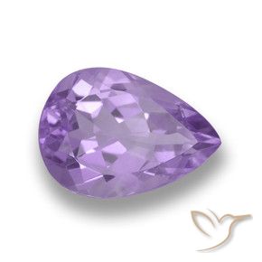 Amatista Violeta rosado natural de 3.79 ct, En forma de pera, VVS