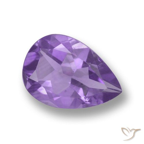 3.13ct Natural Violeta medio Amatista, En forma de pera, VVS-VS