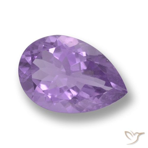 5.30ct Natural Violeta medio Amatista, En forma de pera, VS