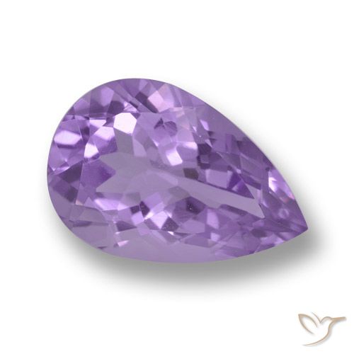 4.94ct Natural Violeta rosado Amatista, En forma de pera, VVS