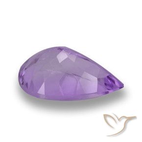 Amatista Violeta rosado natural de 4.94 ct, En forma de pera, VVS
