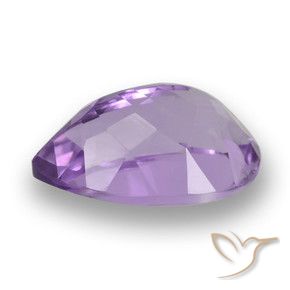 Amatista Violeta medio natural de 4.00 ct, En forma de pera, VVS
