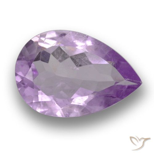 3.13ct Natural Violeta iris rosáceo Amatista, En forma de pera, VS