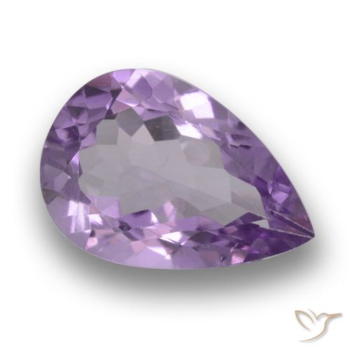 2.98ct Natural Violeta medio Amatista, En forma de pera, VS
