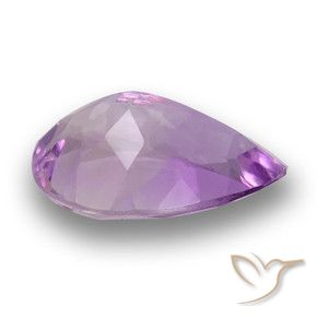 Amatista Violeta rosado natural de 3.45 ct, En forma de pera, VS