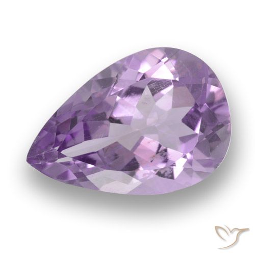 3.28ct Natural Violeta iris Amatista, En forma de pera, VS