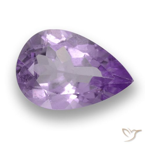 2.93ct Natural Violeta medio Amatista, En forma de pera, VS