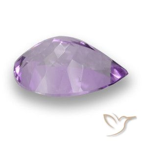 Amatista Violeta oscuro natural de 3.46 ct, En forma de pera, VVS-VS