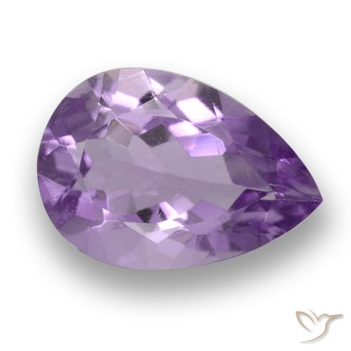 3.12ct Natural Violeta oscuro Amatista, En forma de pera, VS