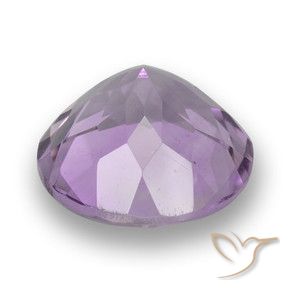 Amatista Violeta iris natural de 3.23 ct, Redondo, VS