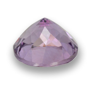 Amatista Violeta rosado medio natural de 3.80 ct, Corte Redondo, VVS-VS