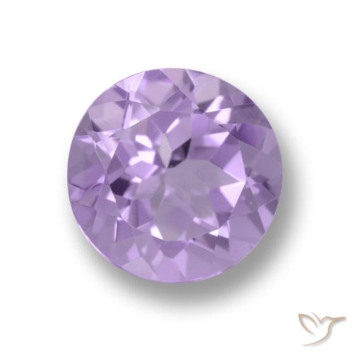 2.40ct Natural Violeta claro medio Amatista, Redondo, VVS