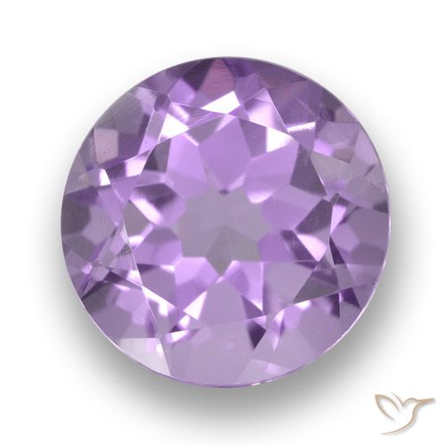 2.74ct Natural Violeta rosado Amatista, Redondo, VVS