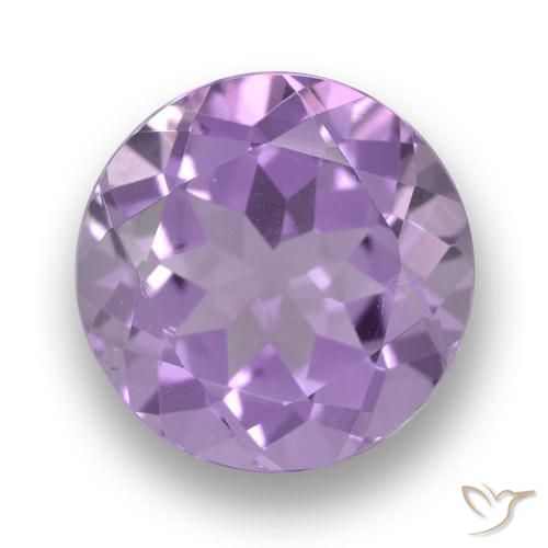 3.47ct Natural Violeta medio Amatista, Redondo, VVS