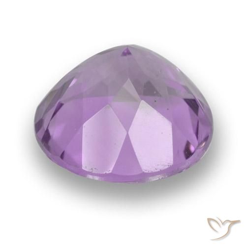 Amatista Violeta rosado natural de 2.63 ct, Redondo, VS