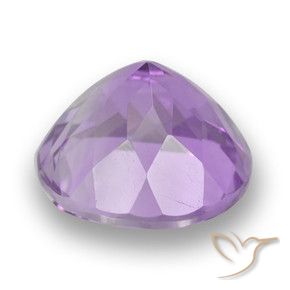 Amatista Violeta púrpura natural de 3.71 ct, Redondo, VS